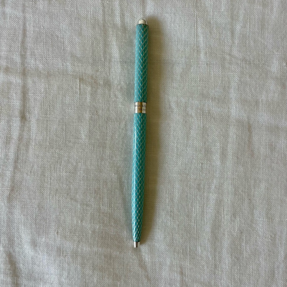 Tiffany & Co blue lacquer purse pen, color: Tiffany Blue